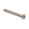 Prime-Line Machine Screw, Oval Head Phillip Drive #10-24 X 1-1/2in 18-8 Stainless Steel 25PK 9011055